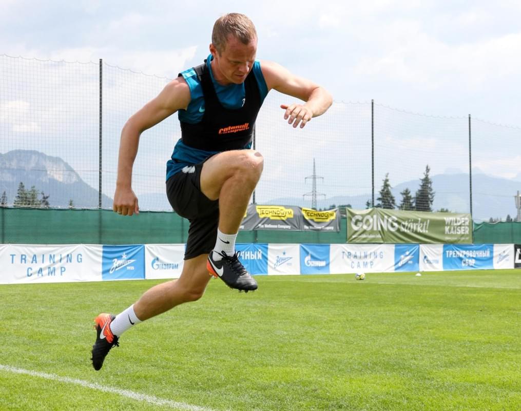 «Газпром»-тренировочные сборы в Австрии: 23 июня, утренняя тренировка