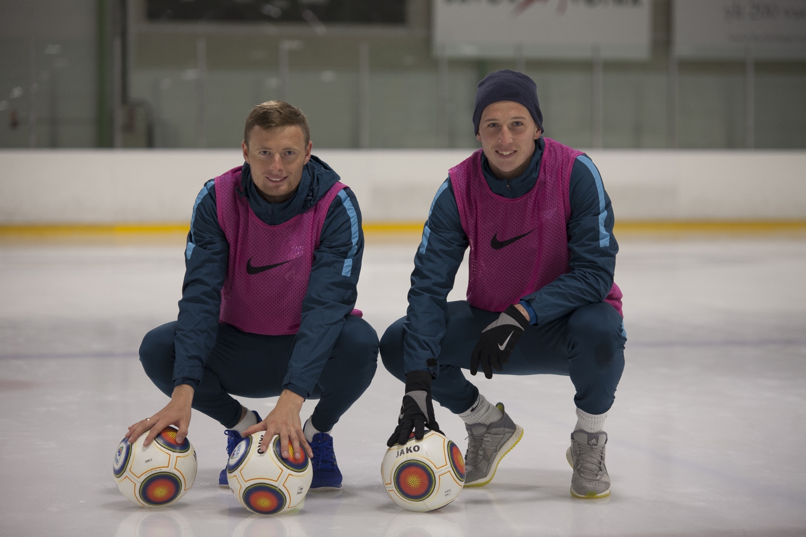 Тренировка «Зенита»-2 на льду