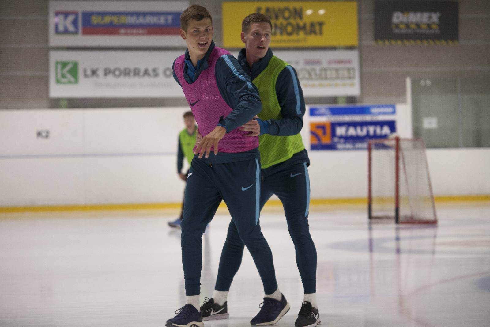 Тренировка «Зенита»-2 на льду