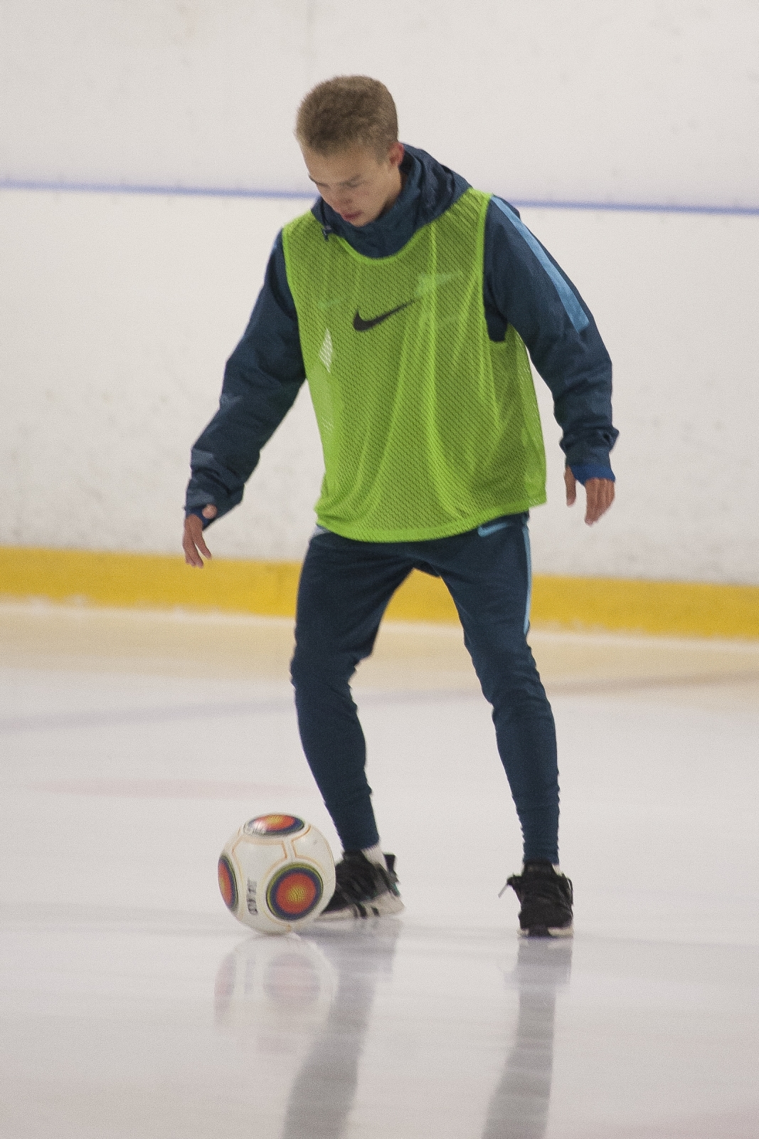 Тренировка «Зенита»-2 на льду