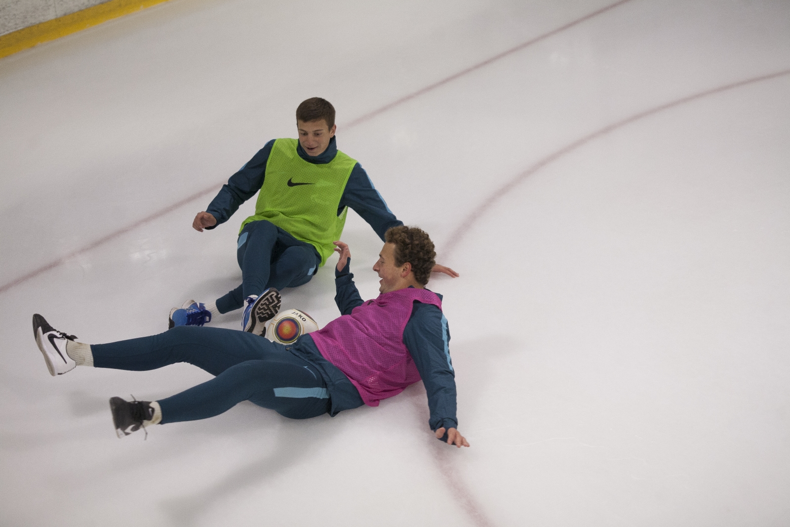 Тренировка «Зенита»-2 на льду