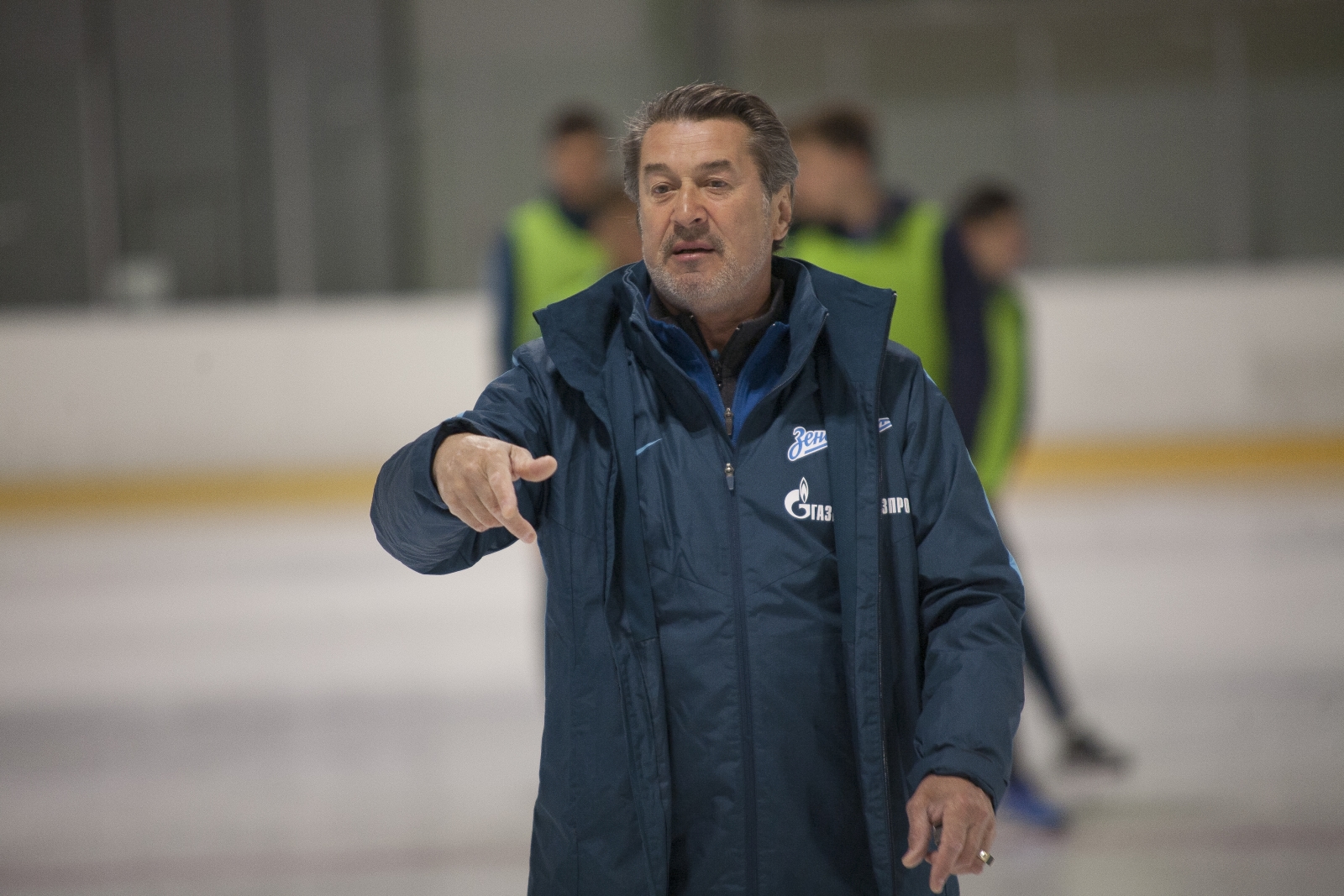 Тренировка «Зенита»-2 на льду