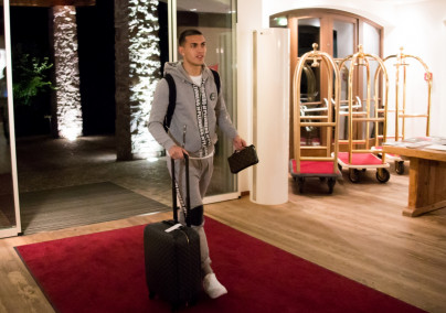 Леандро Паредес, первый день в «Зените»