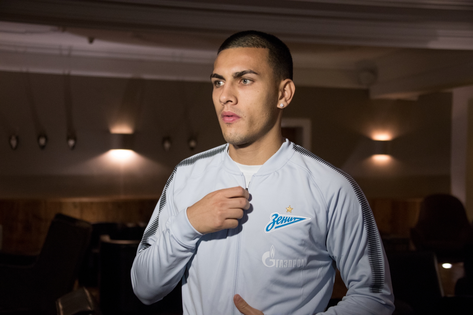 Леандро Паредес, первый день в «Зените»