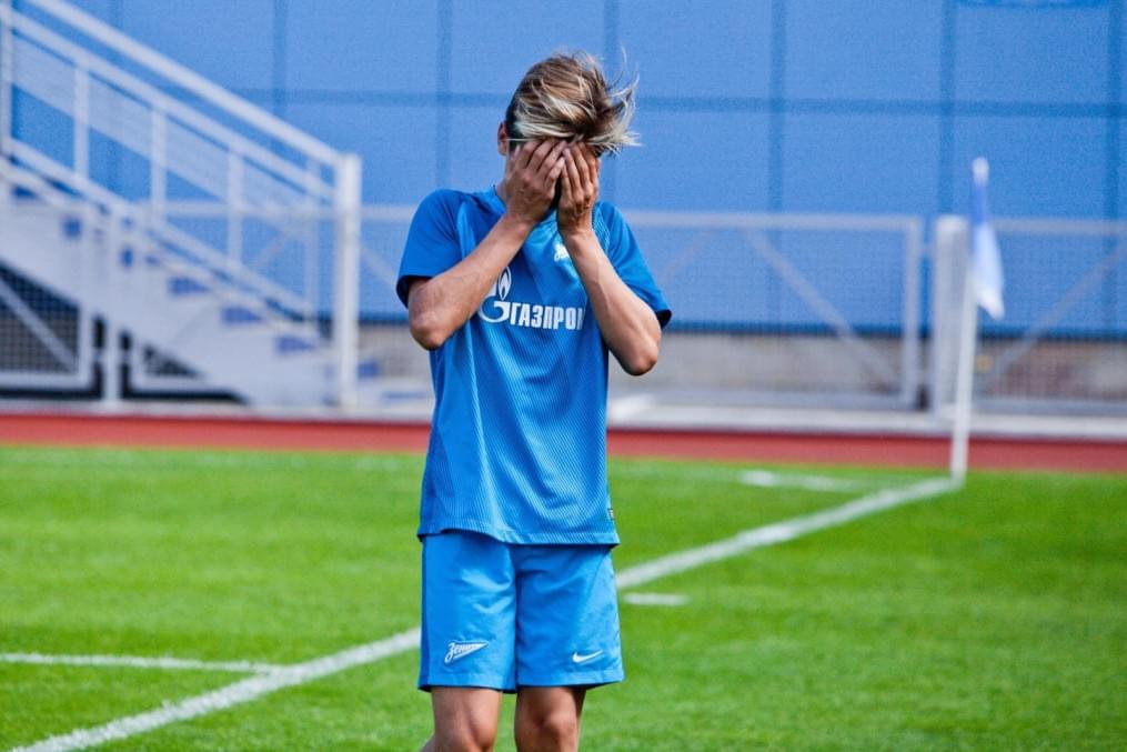 Матч между командами академий «Зенита» и московского «Спартака»