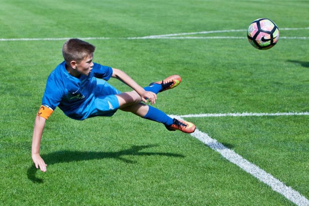 Матч между командами академий «Зенита» и московского «Спартака»