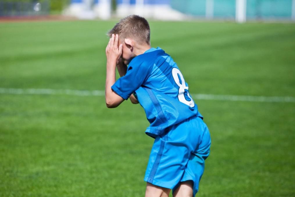 Матч между командами академий «Зенита» и московского «Спартака»