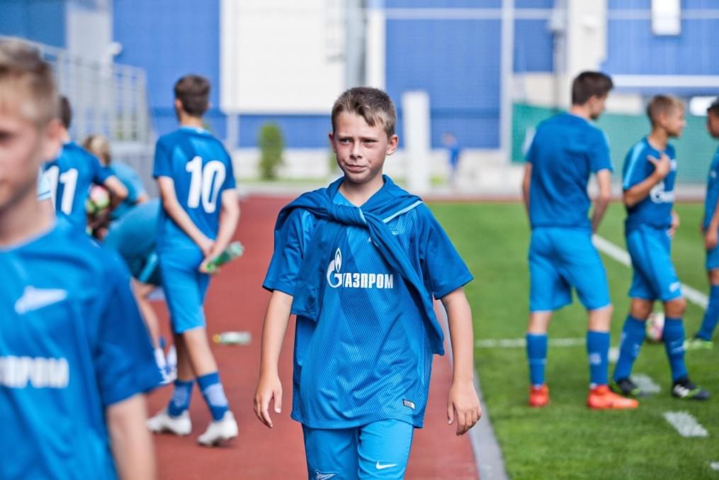 Матч между командами академий «Зенита» и московского «Спартака»