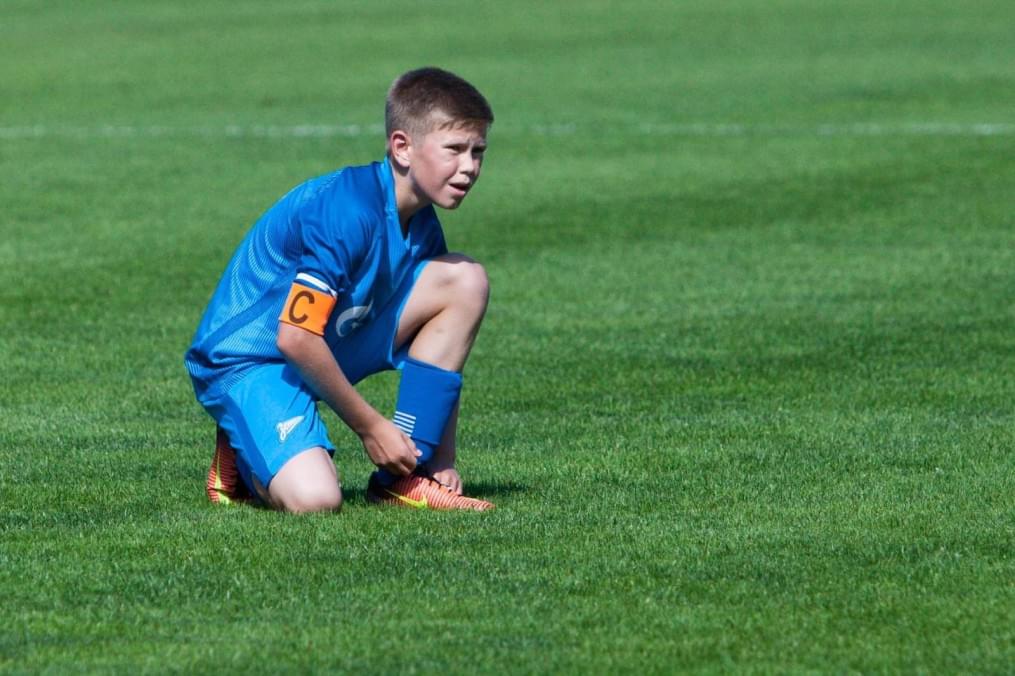 Матч между командами академий «Зенита» и московского «Спартака»