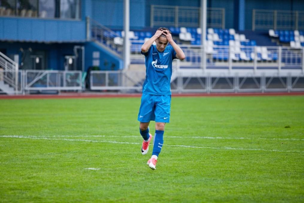 Матч между командами академий «Зенита» и московского «Спартака»