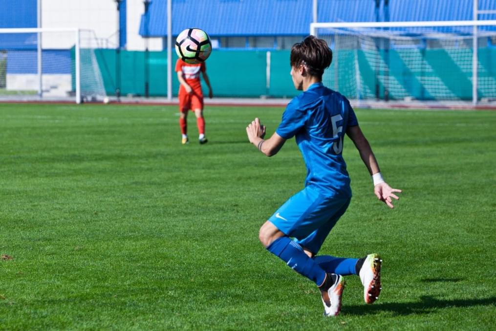 Матч между командами академий «Зенита» и московского «Спартака»