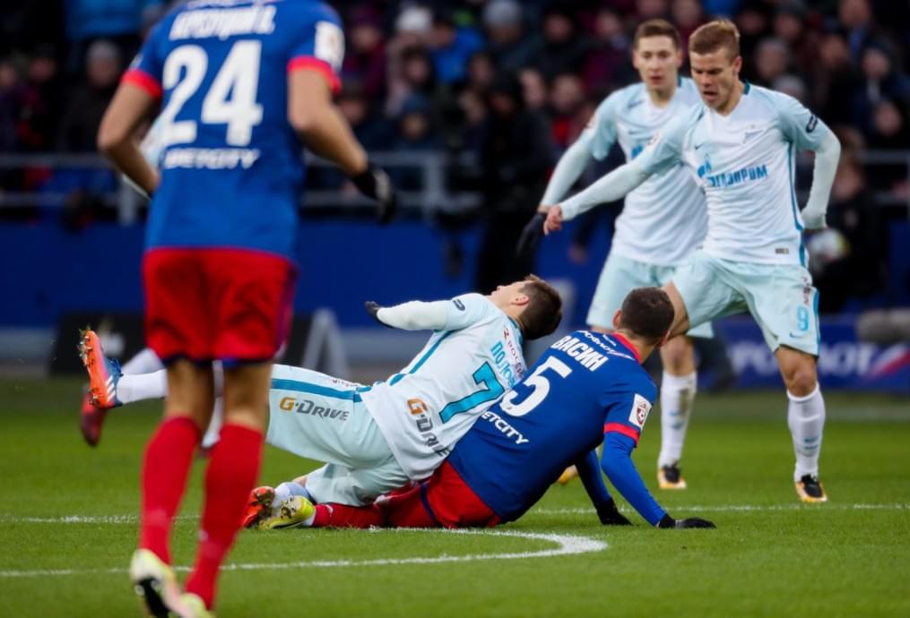 РОСГОССТРАХ-Чемпионат России 2017/18, ЦСКА — «Зенит»