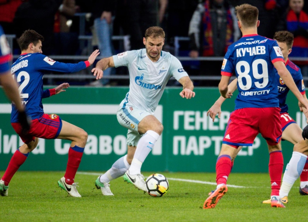 РОСГОССТРАХ-Чемпионат России 2017/18, ЦСКА — «Зенит»