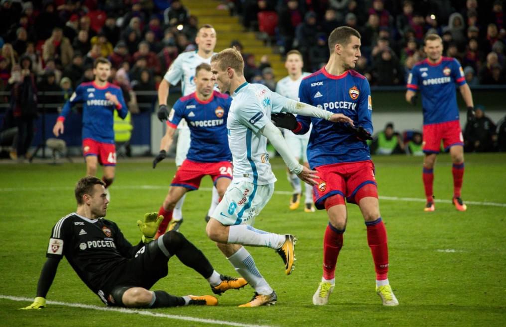 РОСГОССТРАХ-Чемпионат России 2017/18, ЦСКА — «Зенит»