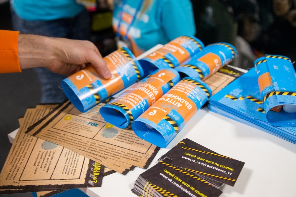 Интерактивная площадка «Будь Человеком!» от «Ростелеком» на матче «Зенит» — «Локомотив»