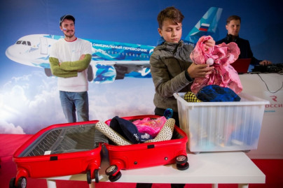 Интерактивная площадка «Вместе на высоте!» от авиакомпании «Россия» на матче «Зенит» — «Локомотив»