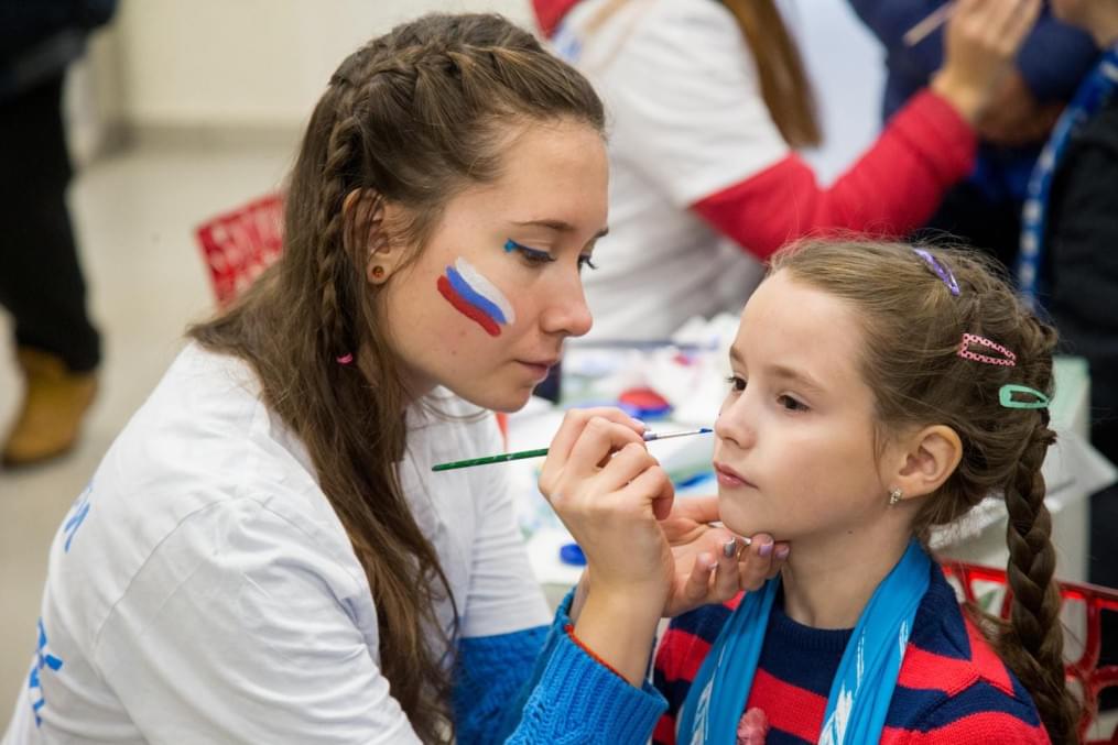 Интерактивная площадка «Вместе на высоте!» от авиакомпании «Россия» на матче «Зенит» — «Локомотив»