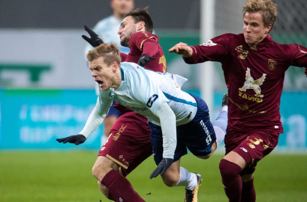 РОСГОССТРАХ-Чемпионат России 2017/18, «Рубин» — «Зенит»