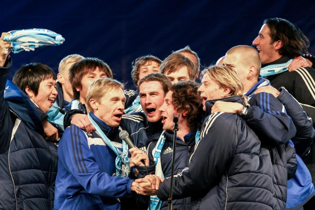 Празднование чемпионства «Зенита» на стадионе «Петровский»