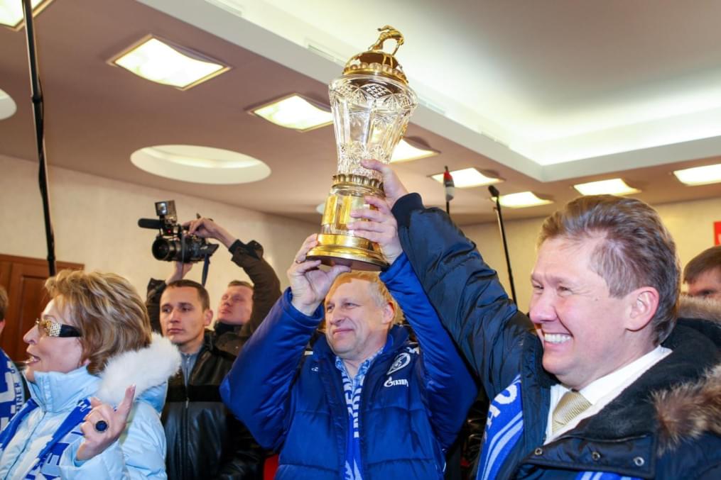 Празднование чемпионства «Зенита» на стадионе «Петровский»