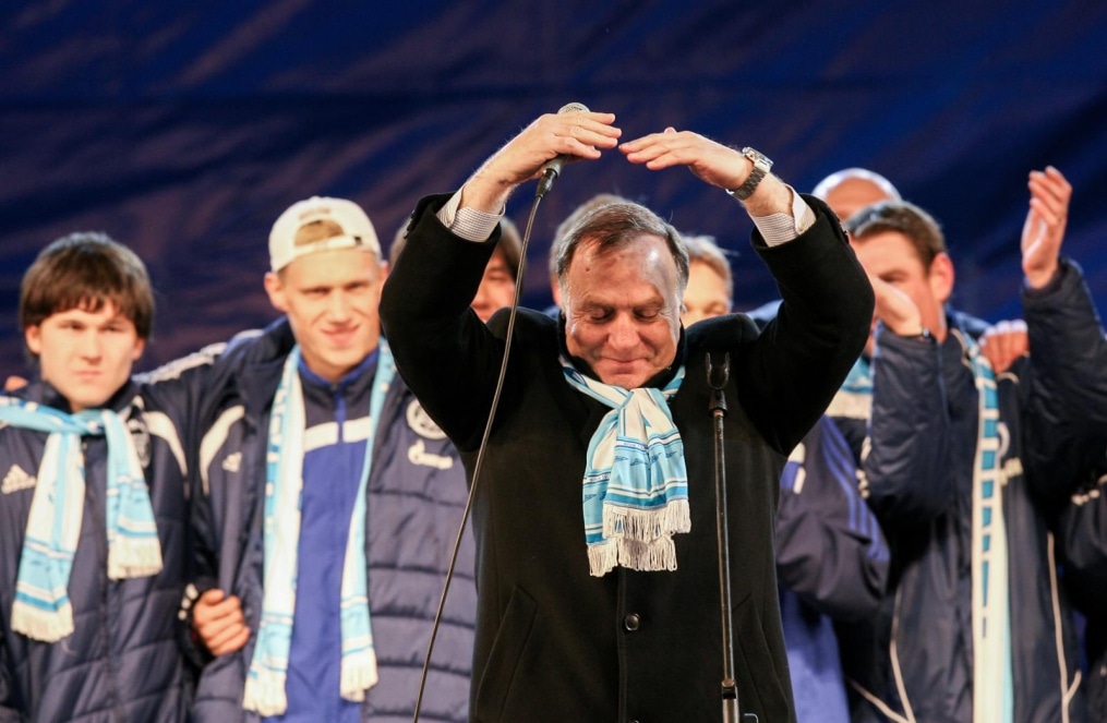 Празднование чемпионства «Зенита» на стадионе «Петровский»