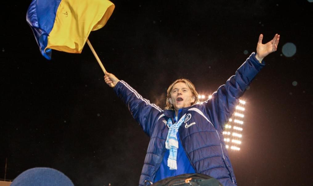 Празднование чемпионства «Зенита» на стадионе «Петровский»