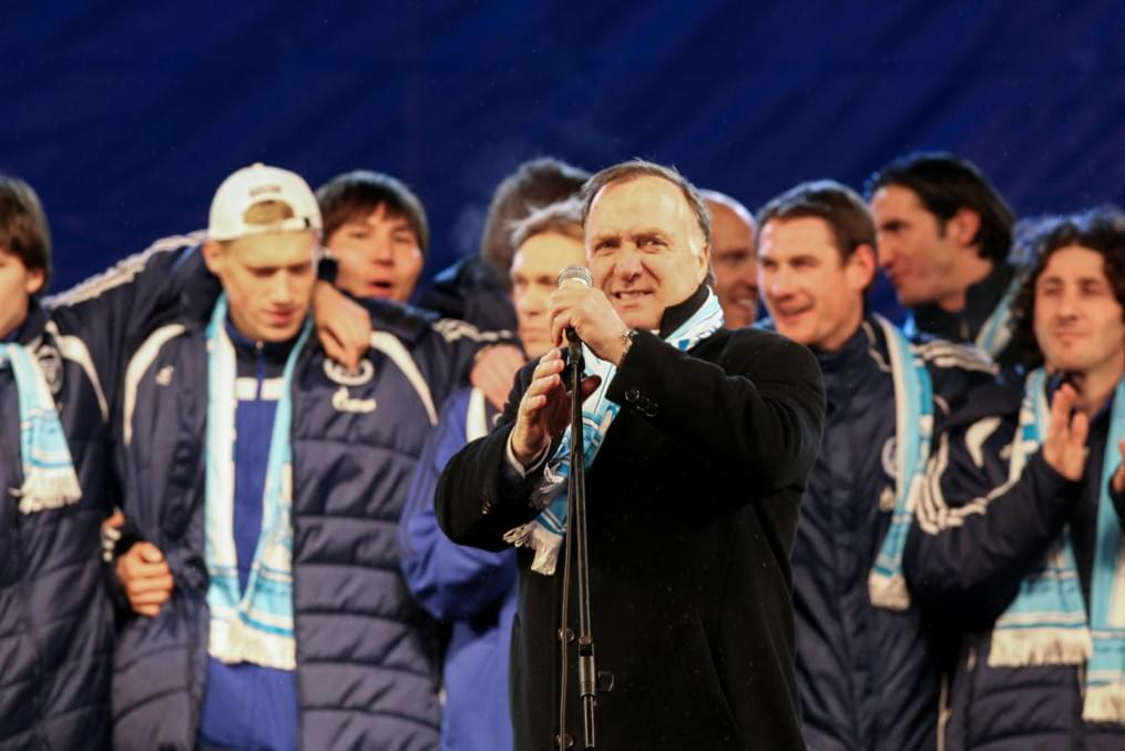 Празднование чемпионства «Зенита» на стадионе «Петровский»