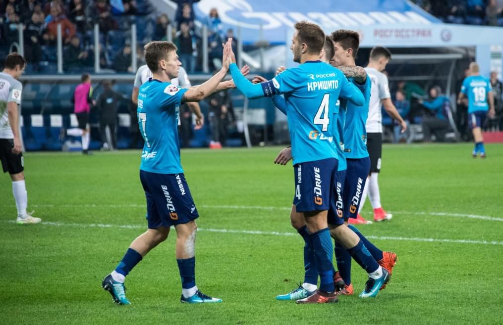 РОСГОССТРАХ-Чемпионат России 2017/18, «Зенит» — «Тосно»