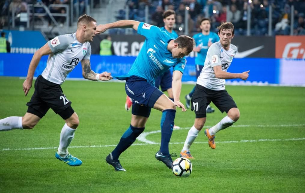 РОСГОССТРАХ-Чемпионат России 2017/18, «Зенит» — «Тосно»