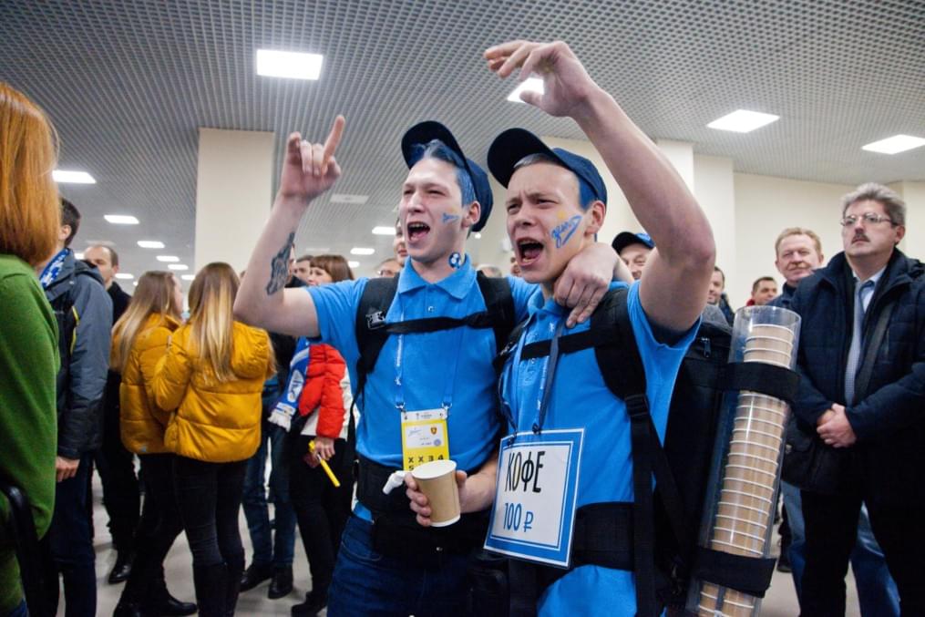 Фан-променад на матче «Зенит» — «Вардар»