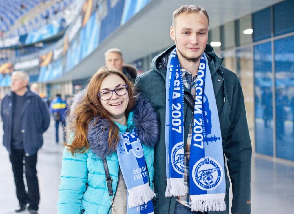 Фан-променад на матче «Зенит» — «Вардар»