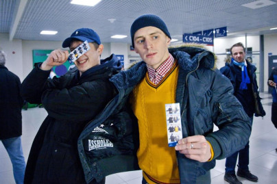 Фан-променад на матче «Зенит» — «Вардар»