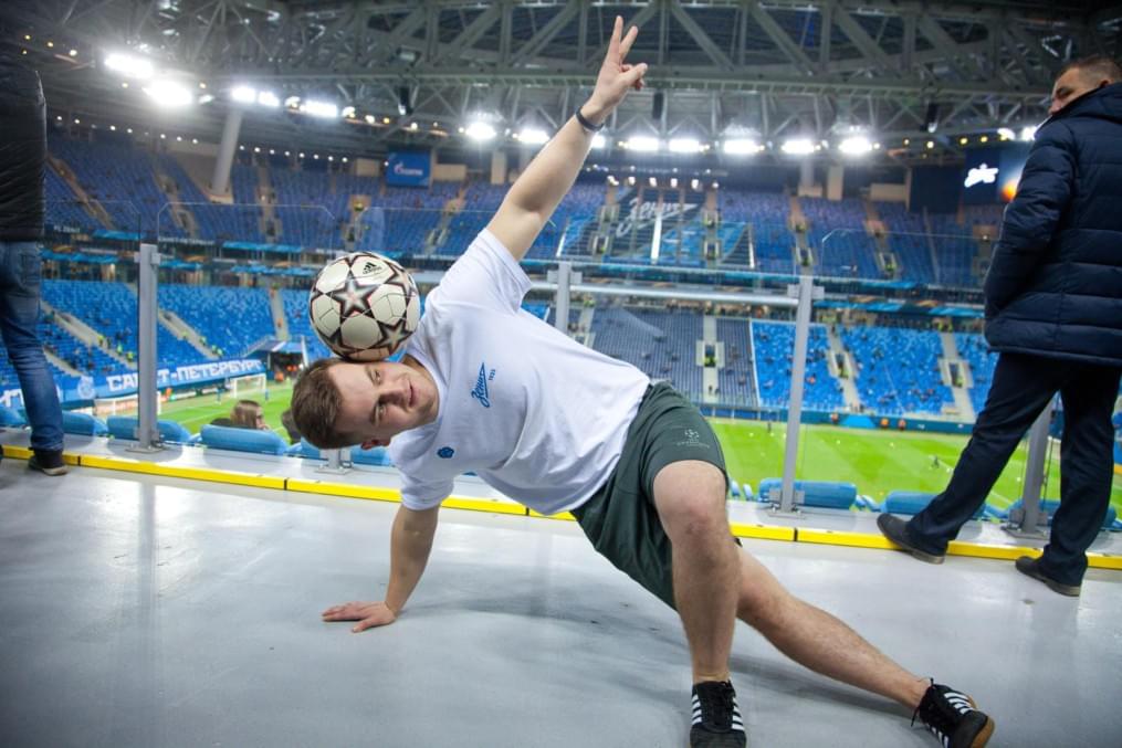 Фан-променад на матче «Зенит» — «Вардар»