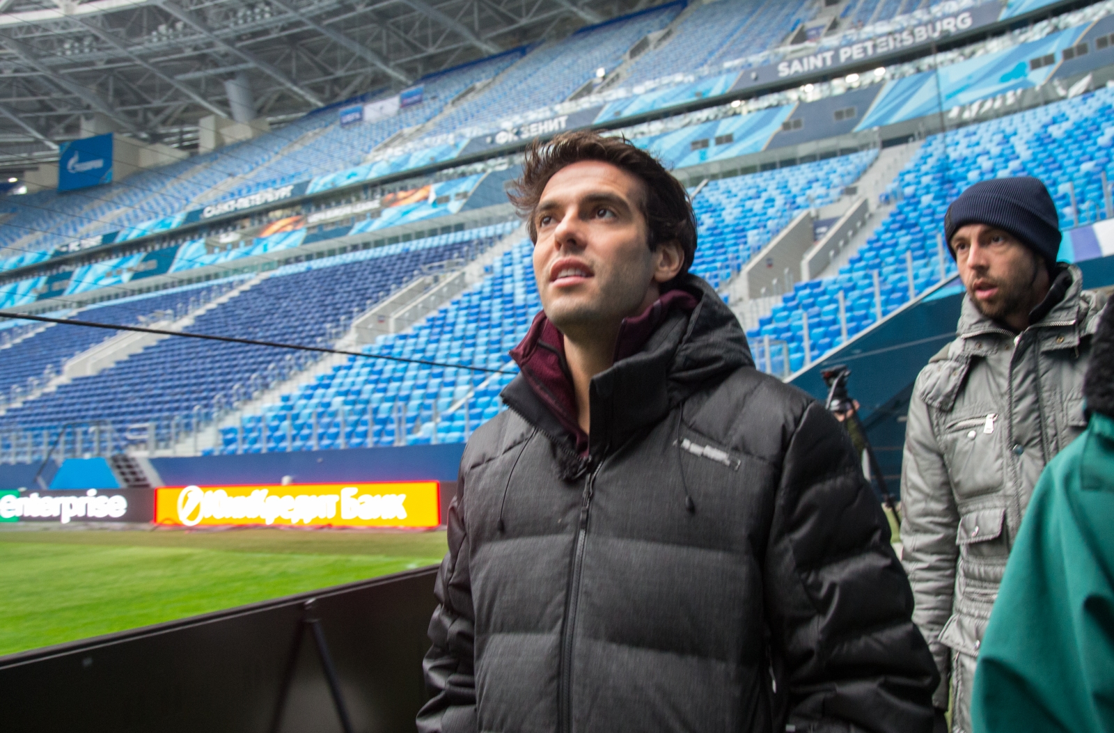 Легендарный футболист Кака посетил стадион «Санкт-Петербург»