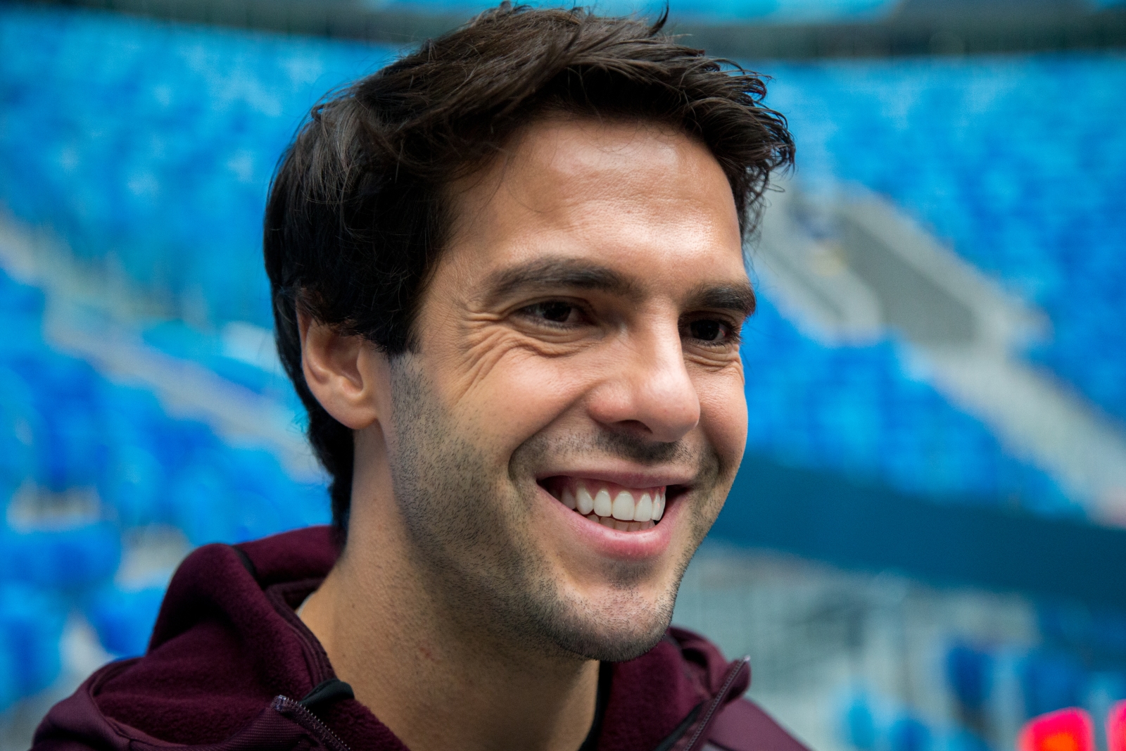 Легендарный футболист Кака посетил стадион «Санкт-Петербург»