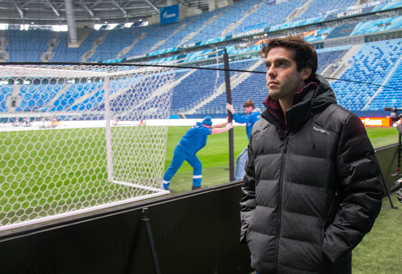 Легендарный футболист Кака посетил стадион «Санкт-Петербург»