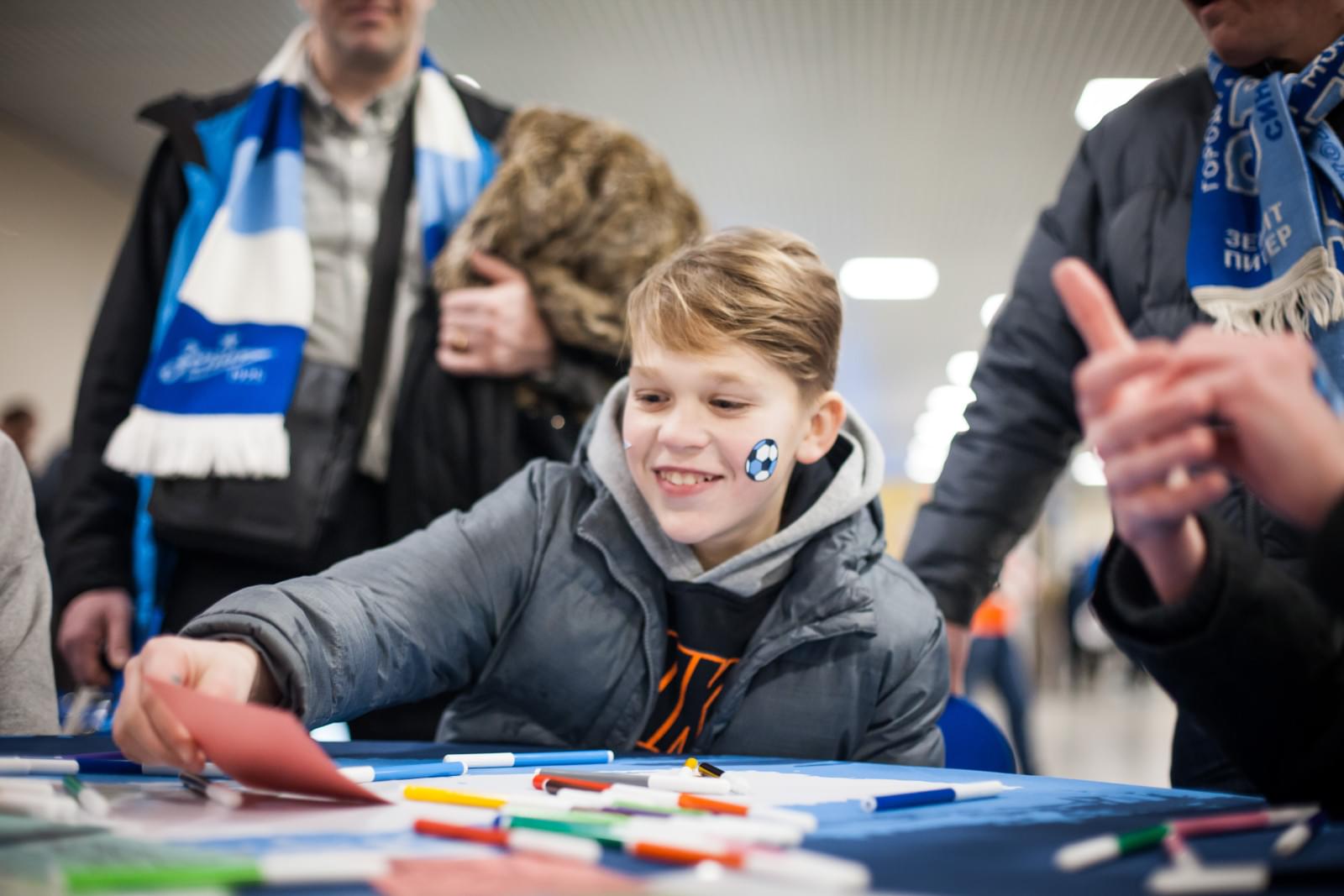 «Фан-Променад» на матче «Зенит» — «РБ Лейпциг»