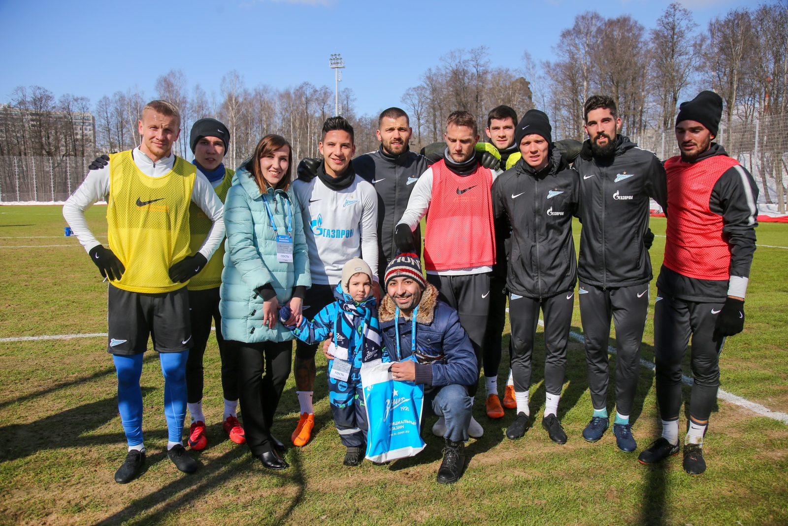 Дмитрий Самедов  в гостях  у «Зенита»