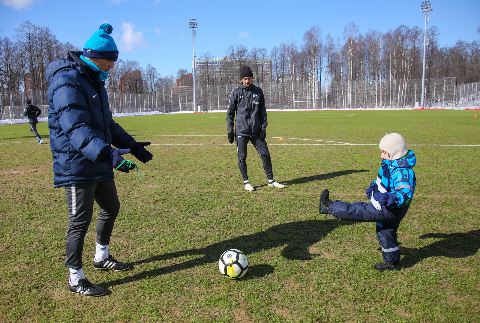 Дмитрий Самедов  в гостях  у «Зенита»