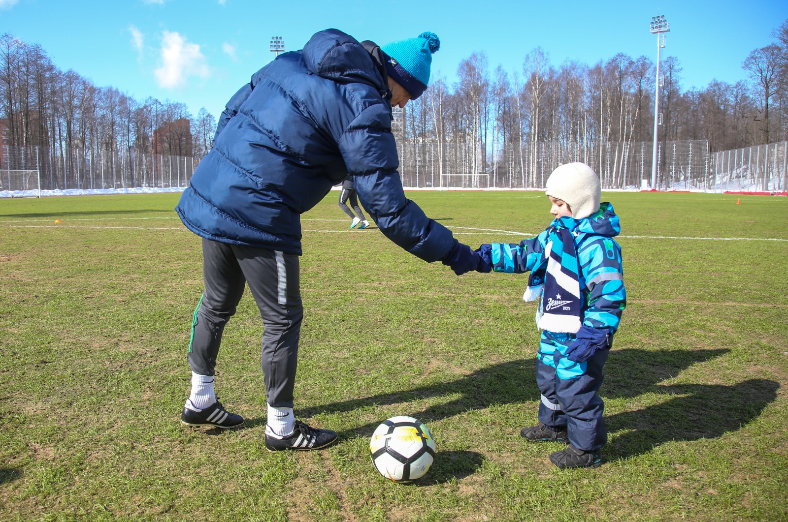 Дмитрий Самедов  в гостях  у «Зенита»
