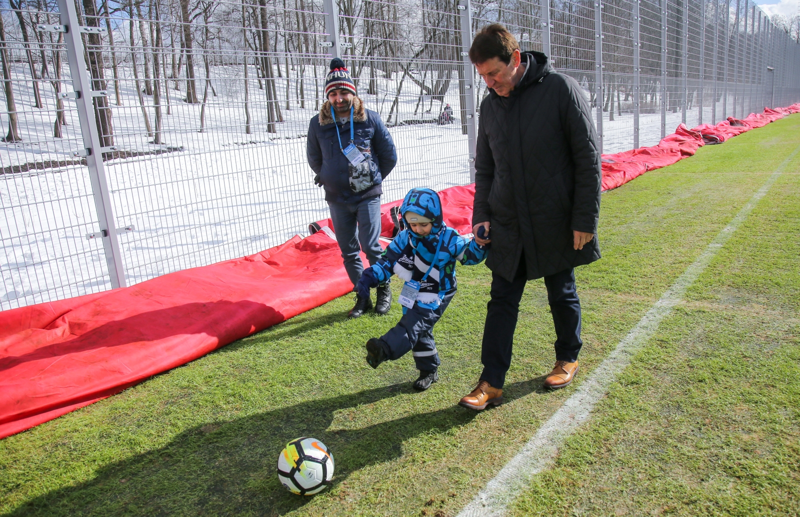 Дмитрий Самедов  в гостях  у «Зенита»