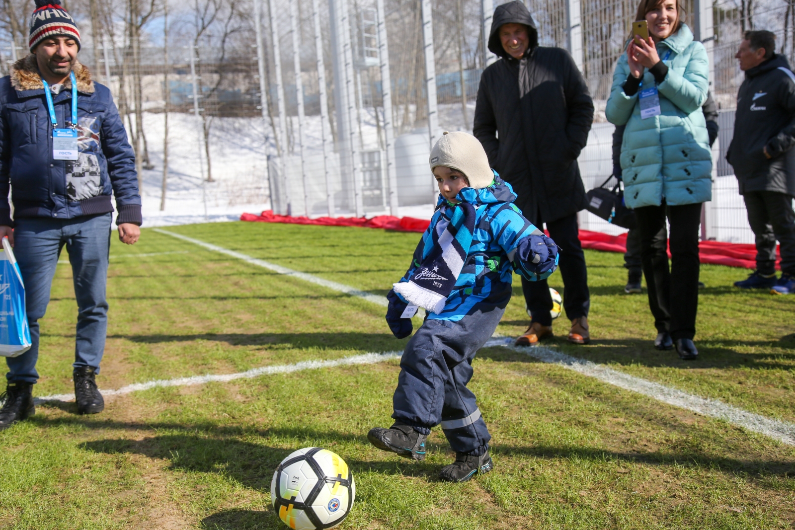 Дмитрий Самедов  в гостях  у «Зенита»