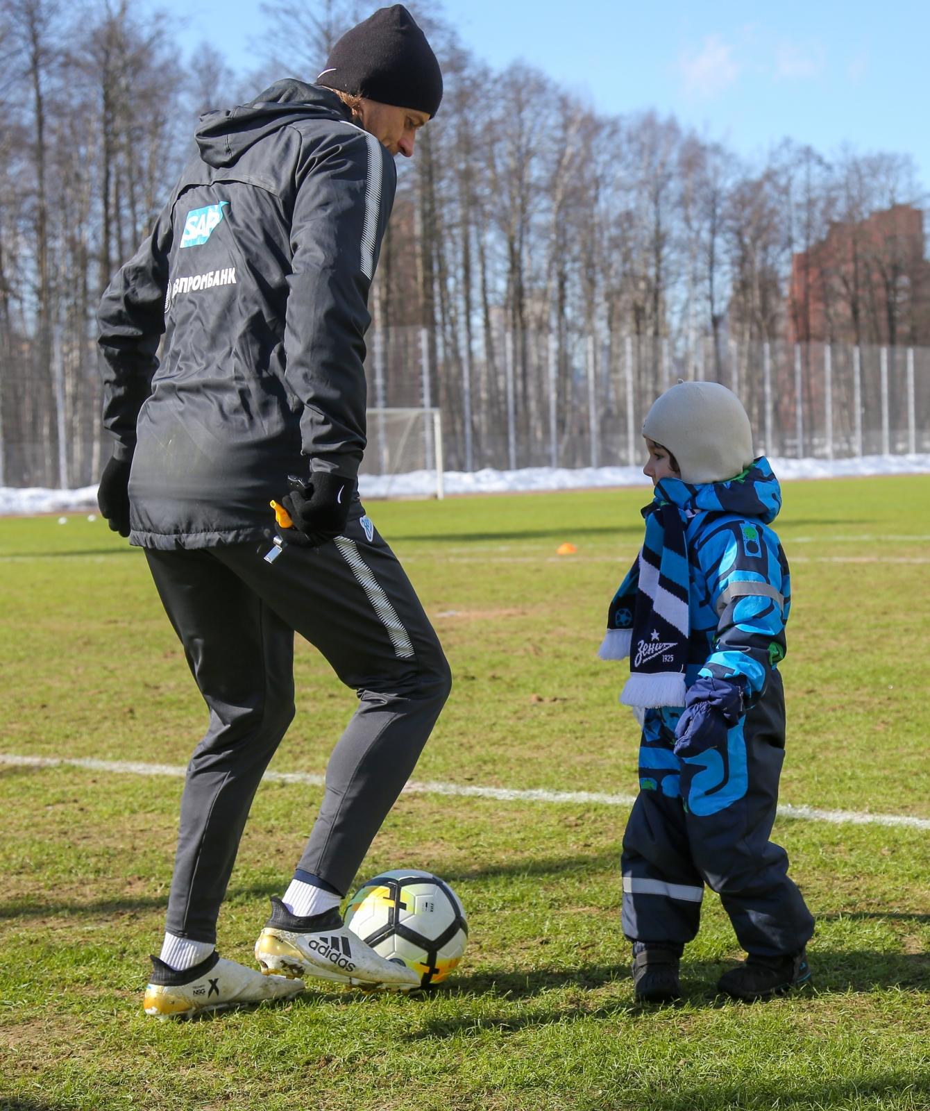 Дмитрий Самедов  в гостях  у «Зенита»