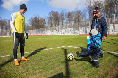 Дмитрий Самедов  в гостях  у «Зенита»