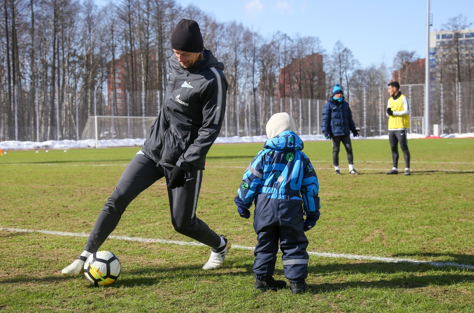 Дмитрий Самедов  в гостях  у «Зенита»
