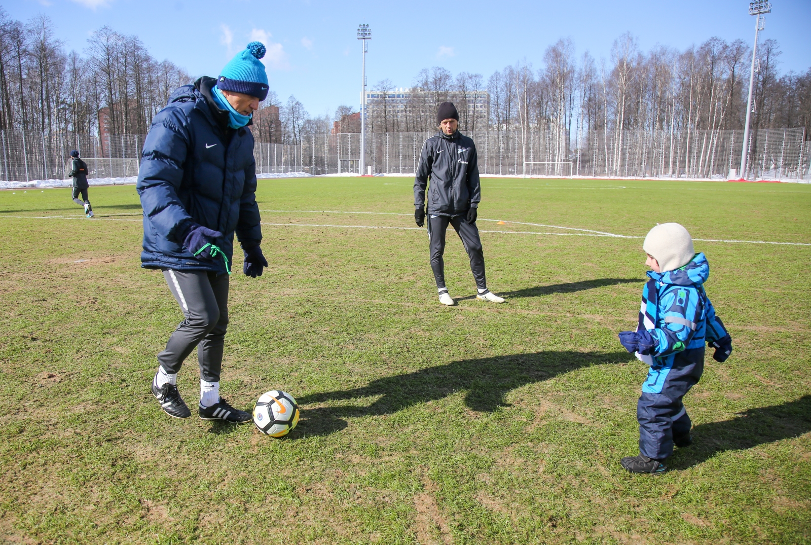 Дмитрий Самедов  в гостях  у «Зенита»