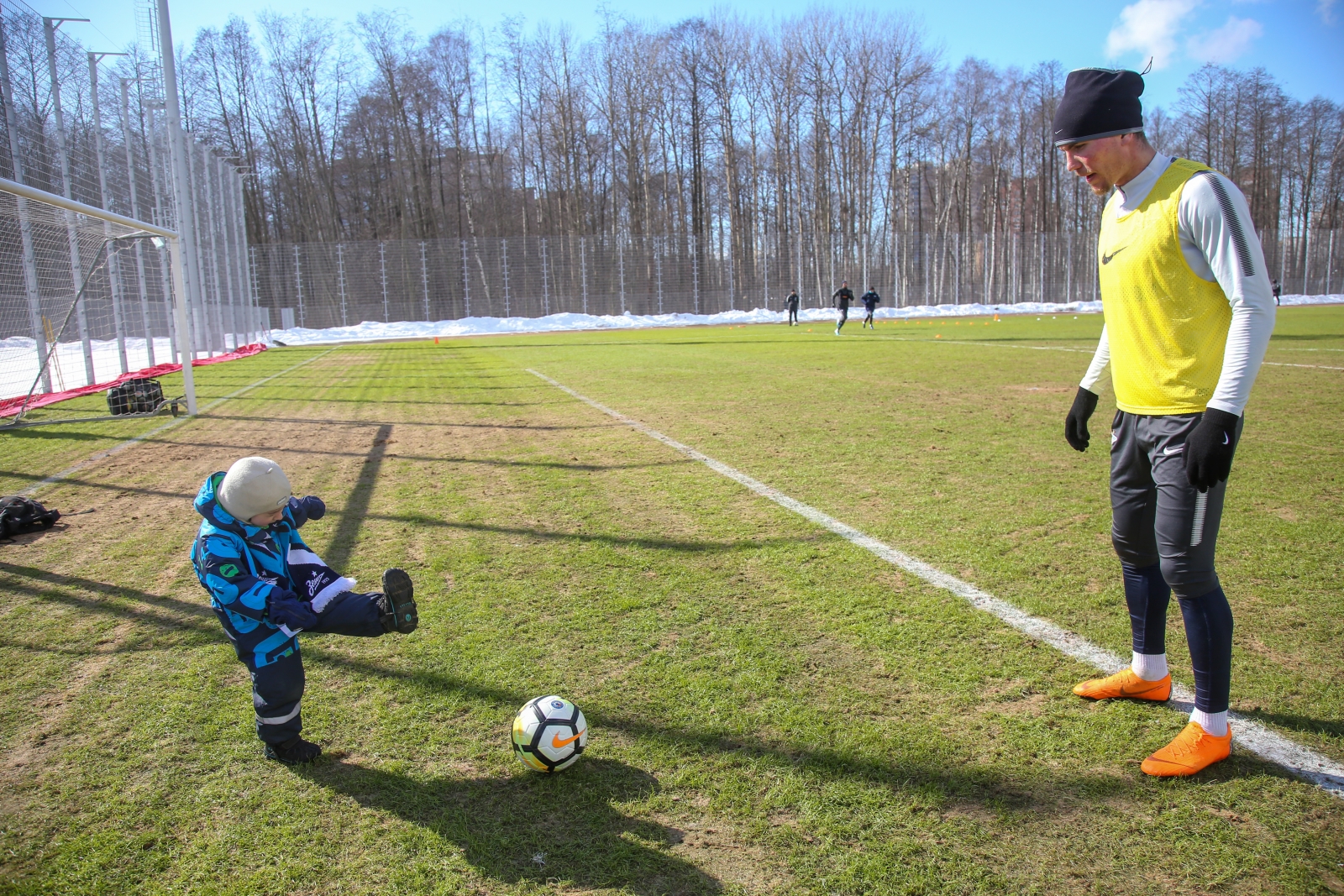 Дмитрий Самедов  в гостях  у «Зенита»