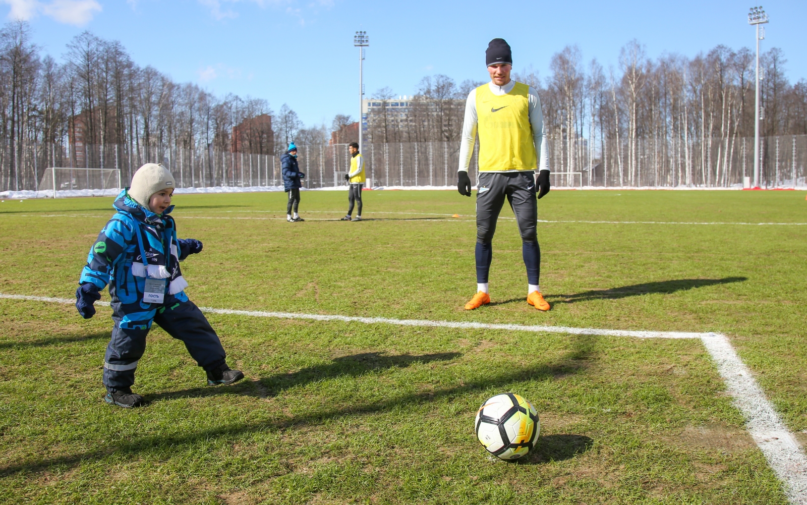 Дмитрий Самедов  в гостях  у «Зенита»