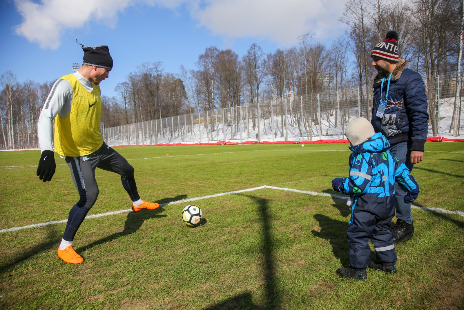 Дмитрий Самедов  в гостях  у «Зенита»