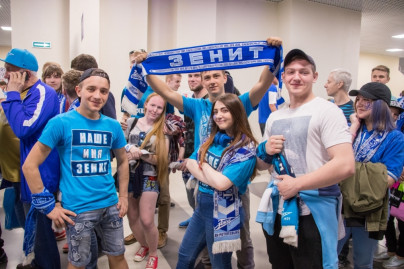 Фан-променад на матче «Зенит» — СКА-Хабаровск